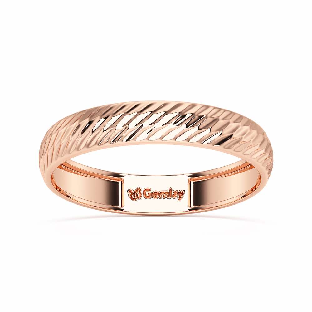 Lena Silver Ring - Rose Gold - Image 2