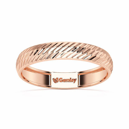 Lena Silver Ring - Rose Gold - Image 2