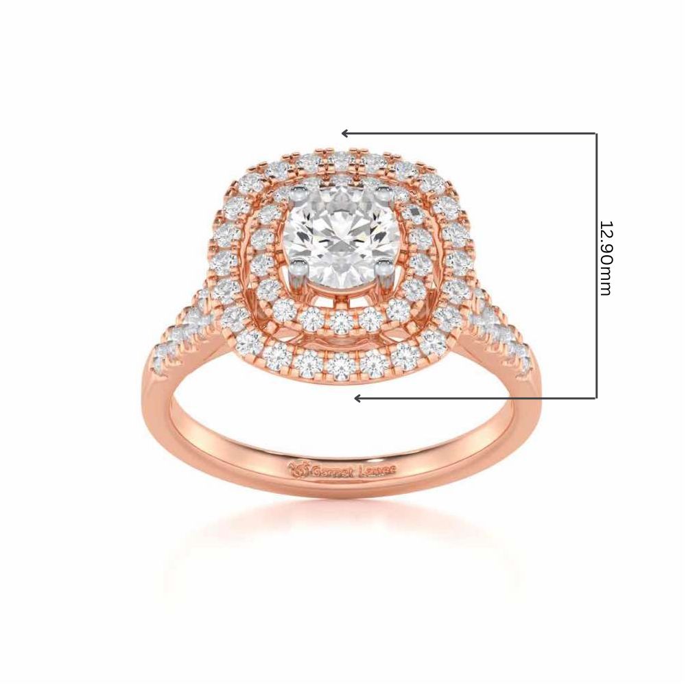 Elite Titan Women Solitaire Ring - Rose Gold - Image 5