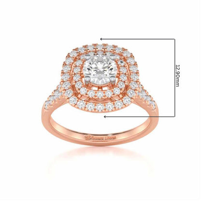 Elite Titan Women Solitaire Ring - Rose Gold - Image 5