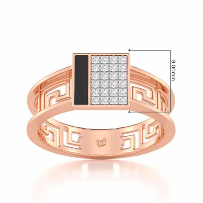 Valencia Silver Ring - Rose Gold - Image 5