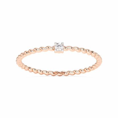 Glow Muse Women Silver Ring - Rose Gold - Image 2