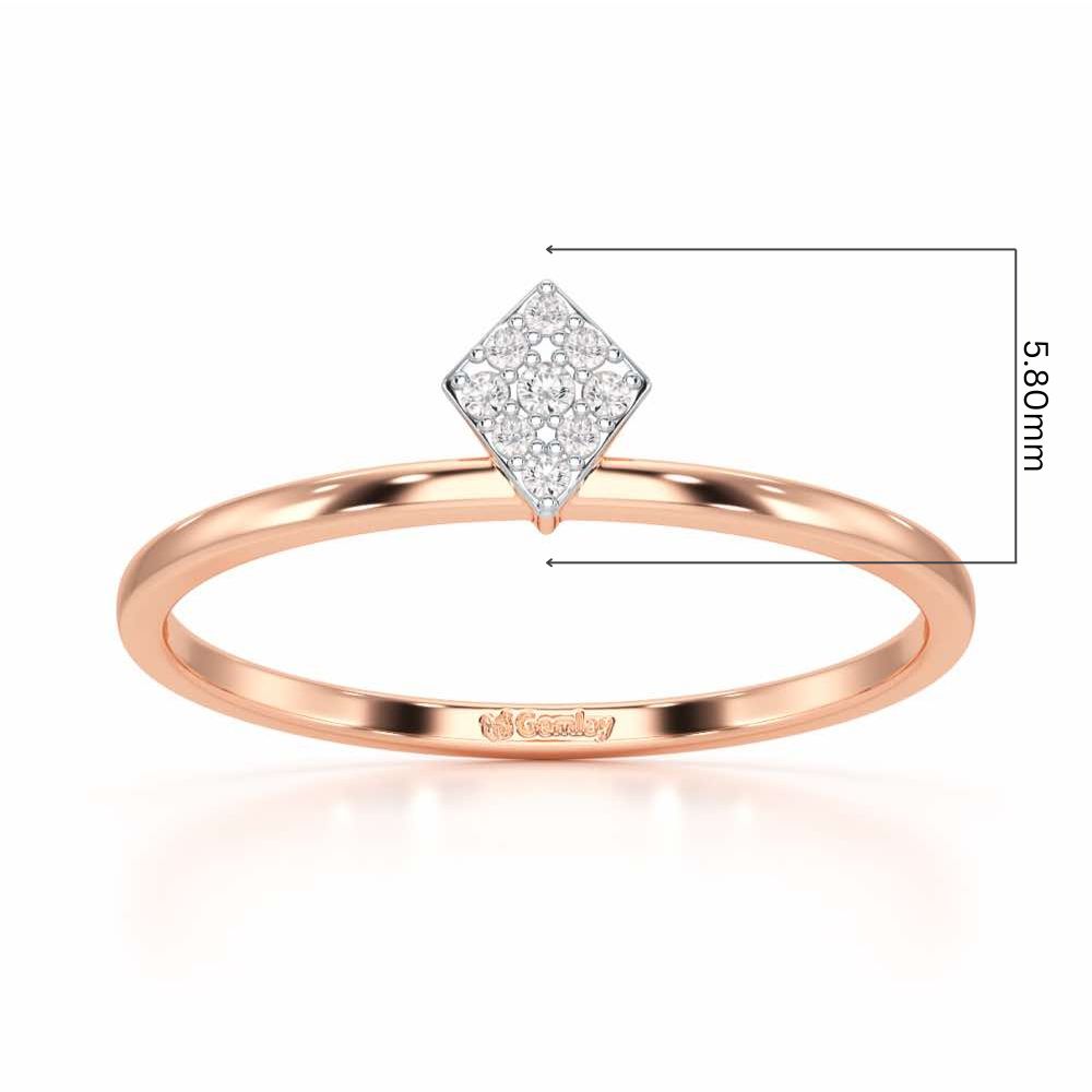 Silver Dew Silver Ring - Rose Gold - Image 5