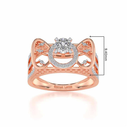 Brihasi Solitaire Ring - Rose Gold - Image 5