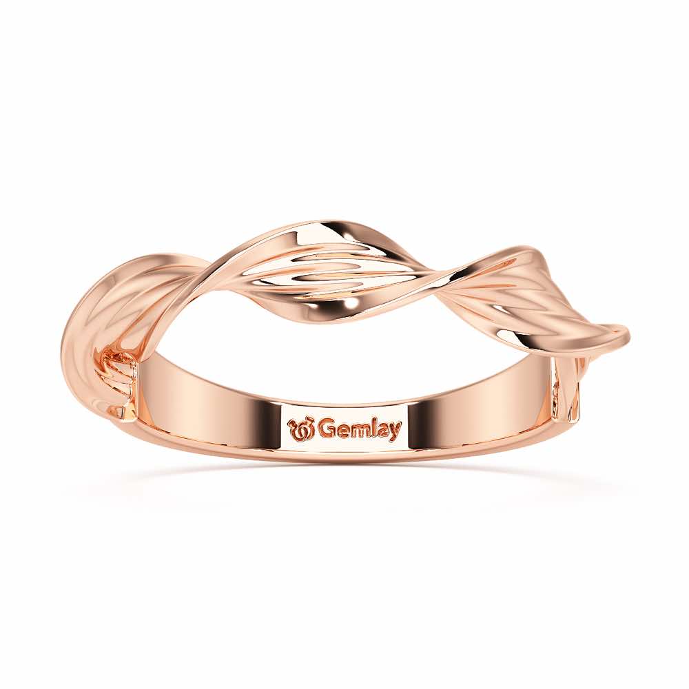 Evangeline Silver Ring - Rose Gold - Image 2