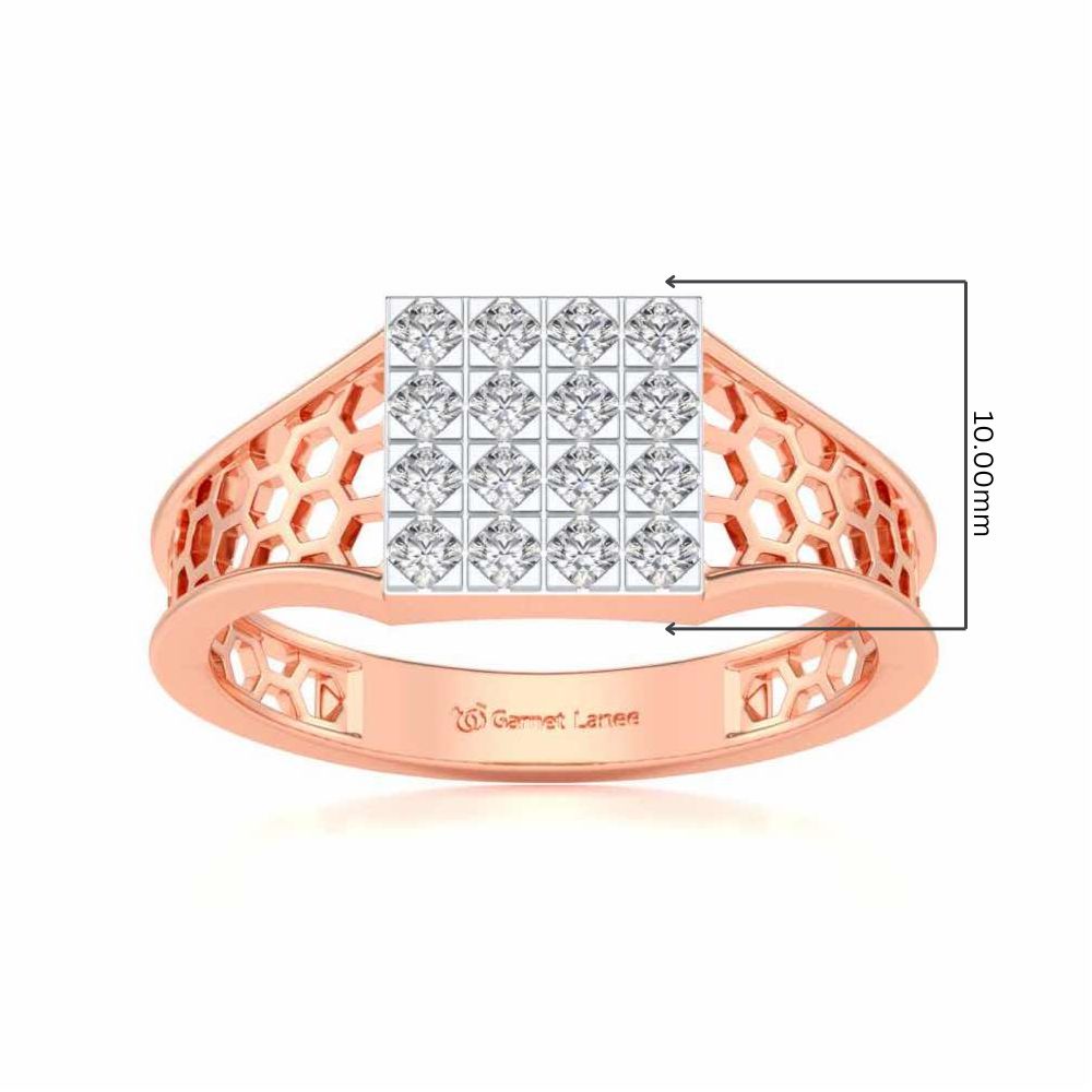 Colossal Silver Ring For Men - Rose Gold - Image 5