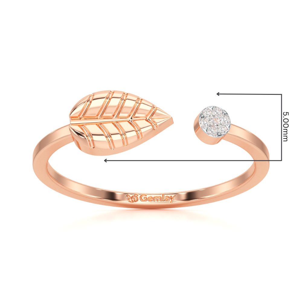 Heavenly Hues Silver Ring - Rose Gold - Image 5