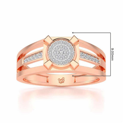 Mesmerizing Ring For Men - Rose Gold - Image 5