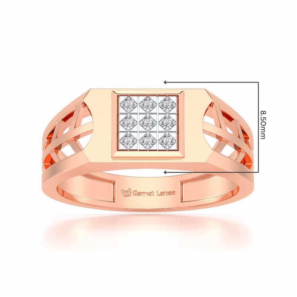 Resplendence Ring For Men - Rose Gold - Image 5
