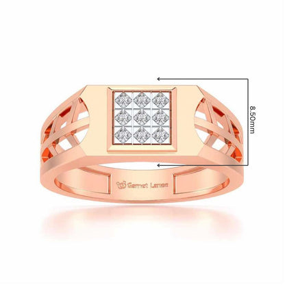 Resplendence Ring For Men - Rose Gold - Image 5