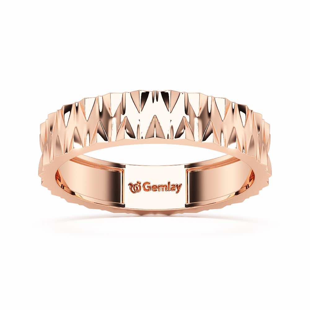 Noelle Silver Ring - Rose Gold - Image 2