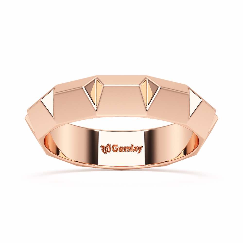 Marigold Silver Ring - Rose Gold - Image 2