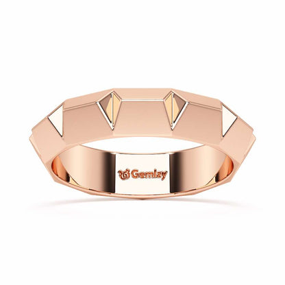 Marigold Silver Ring - Rose Gold - Image 2