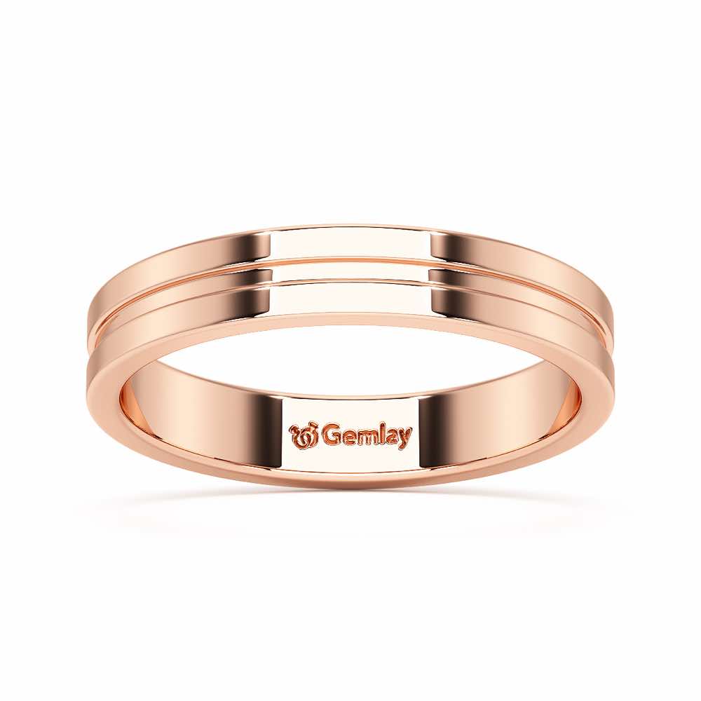 Amethyst Silver Ring - Rose Gold - Image 2