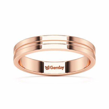 Amethyst Silver Ring - Rose Gold - Image 2