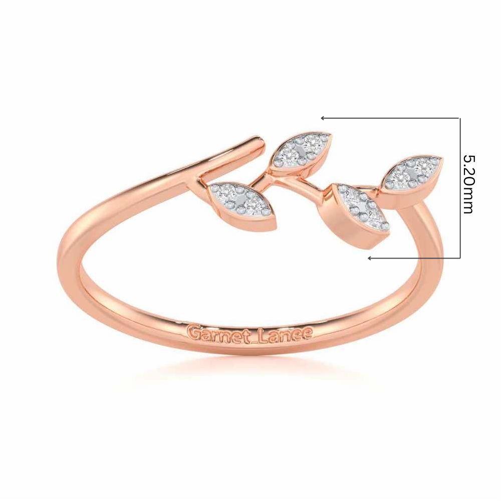 Regal Radiance Silver Ring - Rose Gold - Image 5