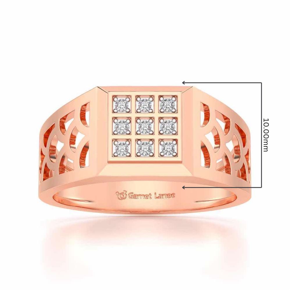 Iridescent Ring for Men - Rose Gold - Image 5