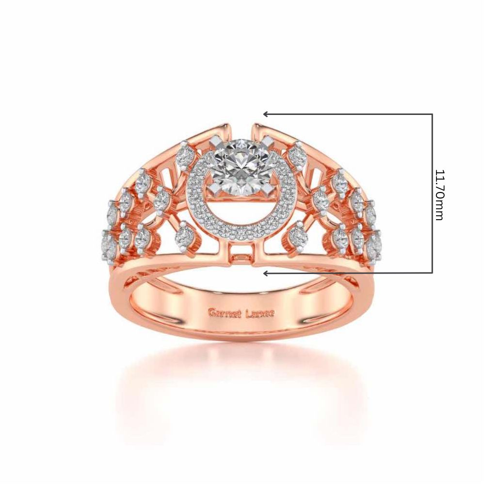 Honour Solitaire Ring - Rose Gold - Image 5