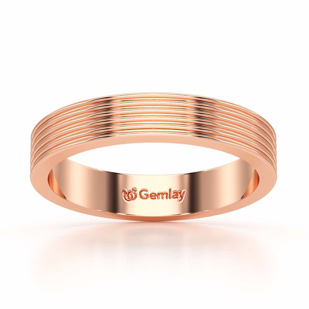 Felicity Silver Ring - Rose Gold - Image 2