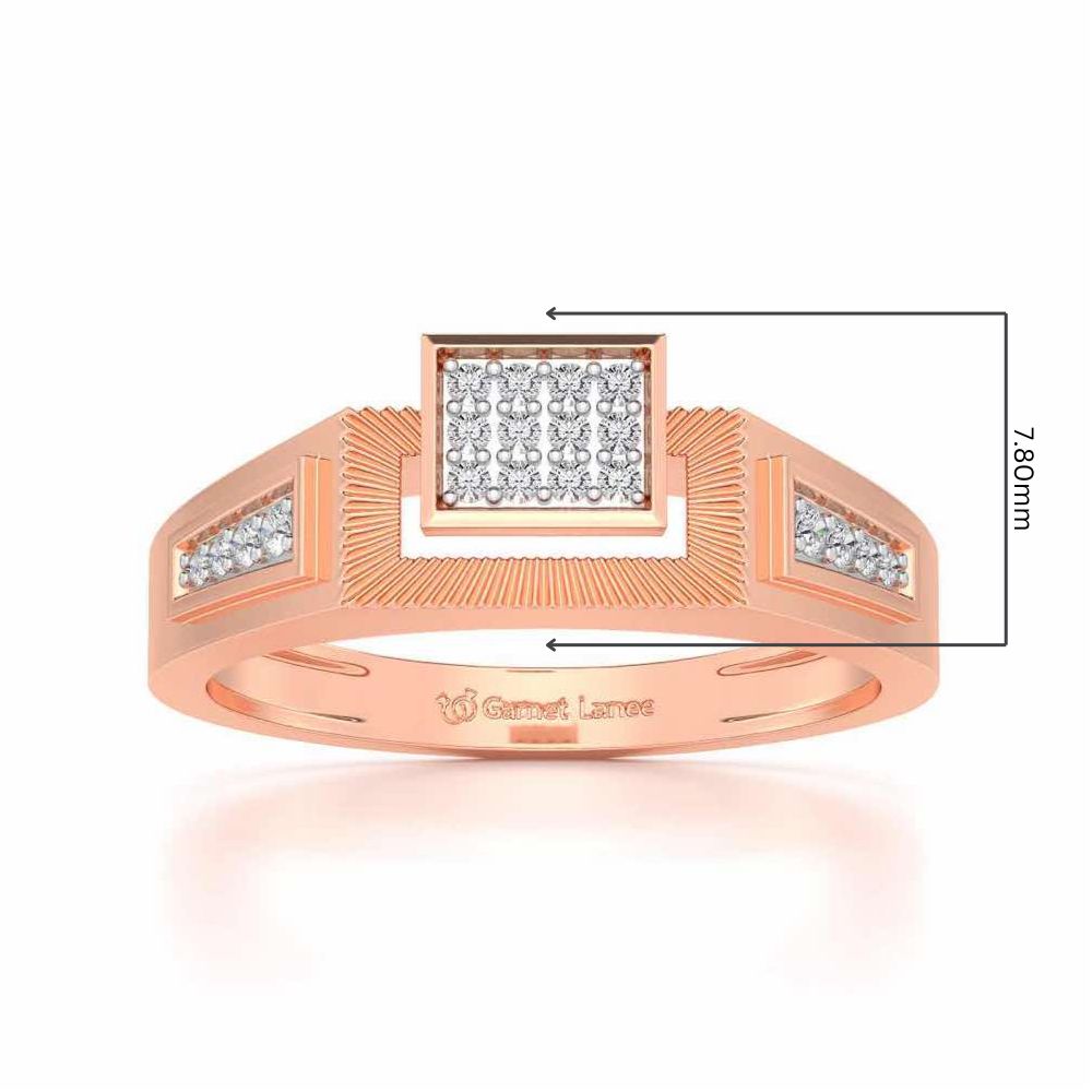 Candid Ring For Men - Rose Gold - Image 5