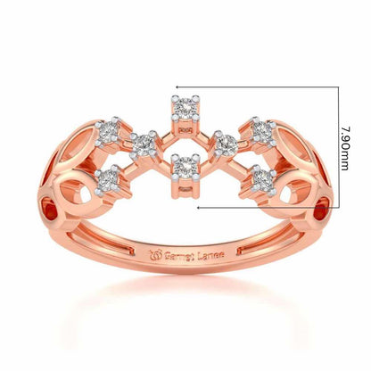 Magic Constellation Silver Ring - Rose Gold - Image 5