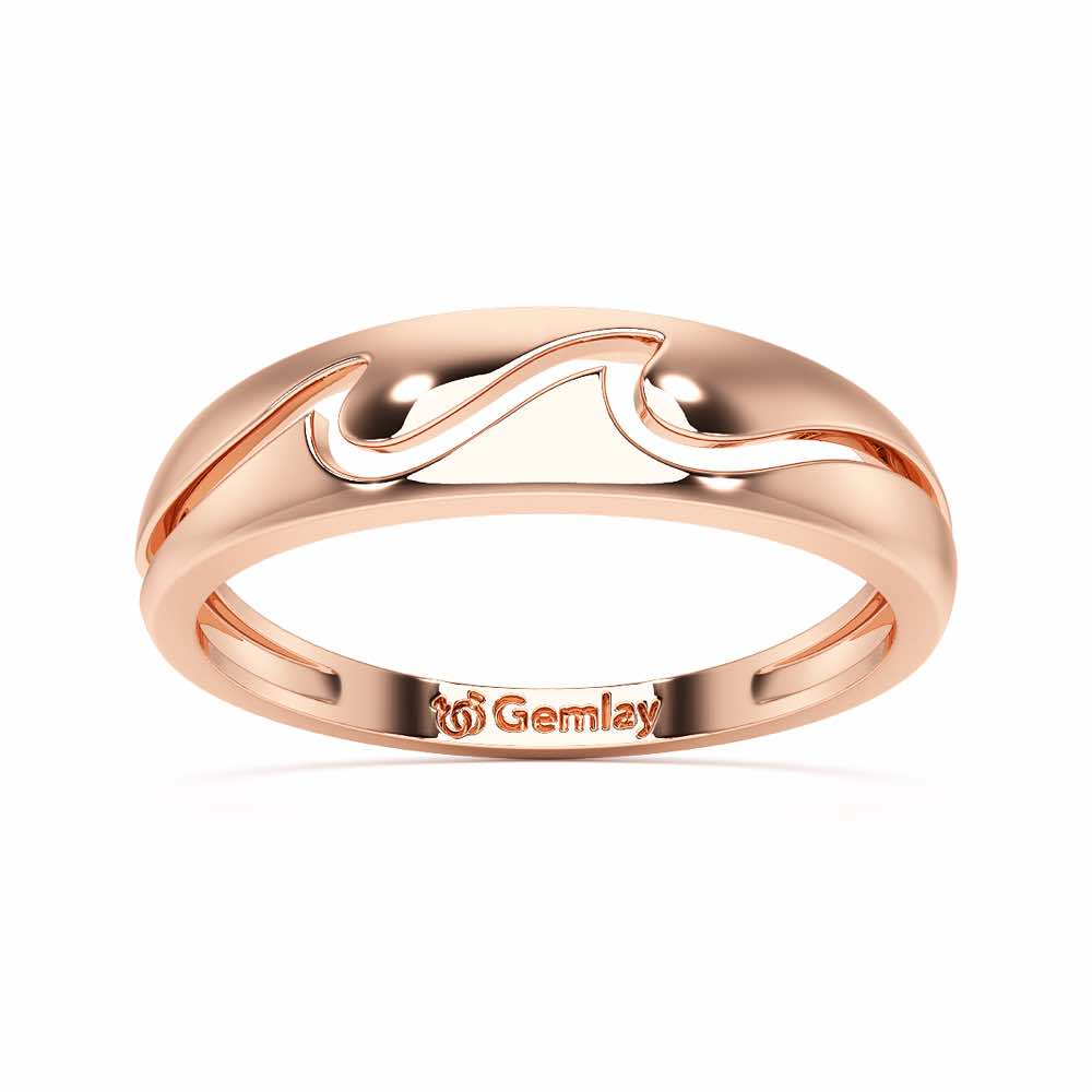 The Sage Silver Ring - Rose Gold - Image 2