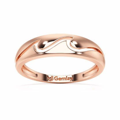 The Sage Silver Ring - Rose Gold - Image 2