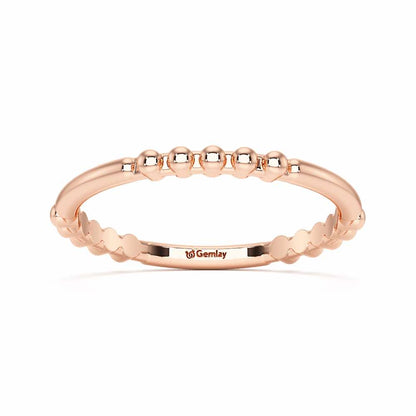 Vera Silver Ring - Rose Gold - Image 2