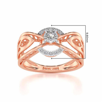 Maela Solitaire Ring - Rose Gold - Image 5
