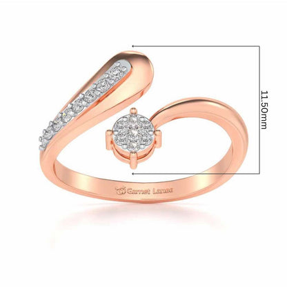Chaitaly Silver Ring - Rose Gold - Image 5
