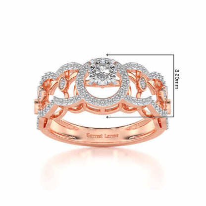 Kavya Solitaire Ring - Rose Gold - Image 5