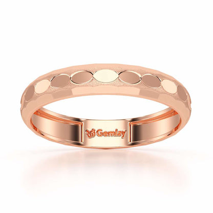 Talia Silver Ring - Rose Gold - Image 2
