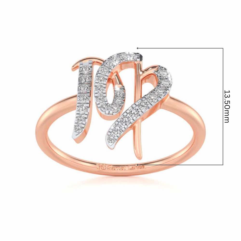 Shrewd Scorpio Silver Ring - Rose Gold - Image 5