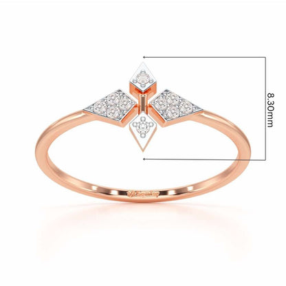 Delicate Dream Silver Ring - Rose Gold - Image 5