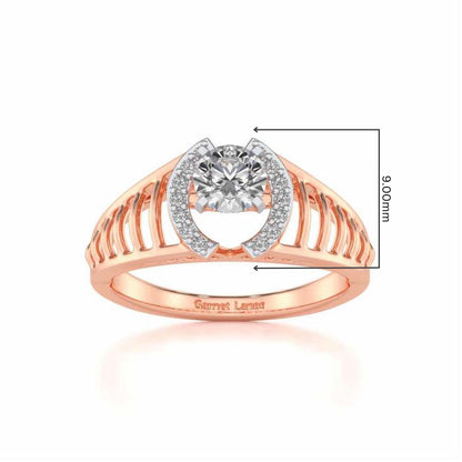 Sparsh Solitaire Ring - Rose Gold - Image 5