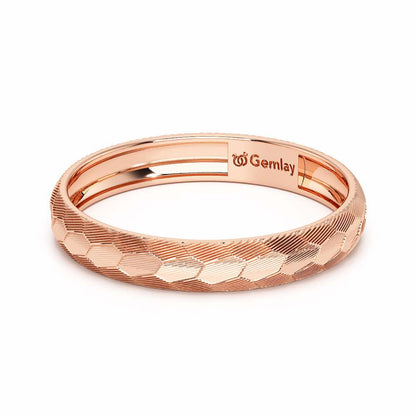 Lumi Silver Ring - Rose Gold - Image 3