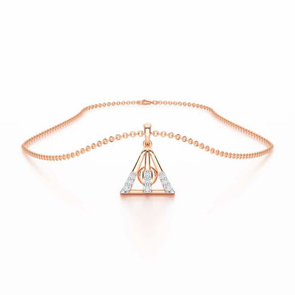 Pure Shine Silver Pendant - Rose Gold - Image 3