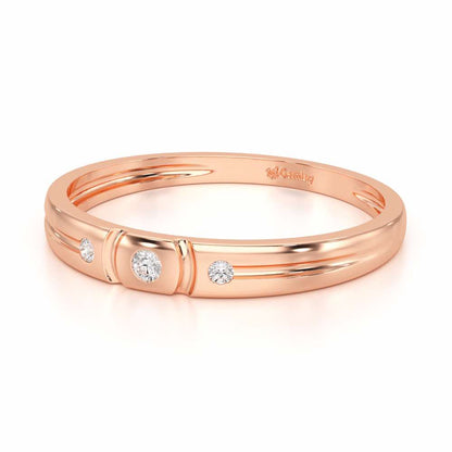 Miracle Blush Silver Ring - Rose Gold - Image 3