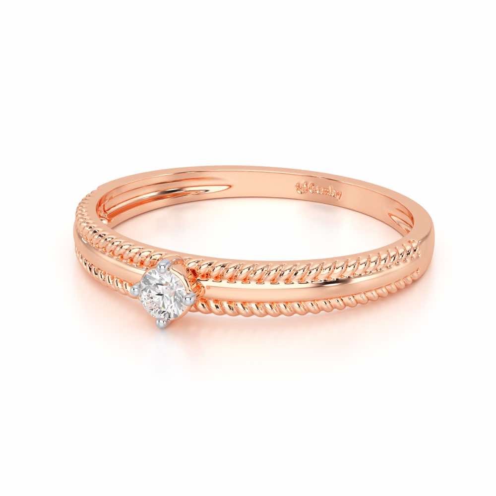 Destined One Silver Ring - Rose Gold - Image 3
