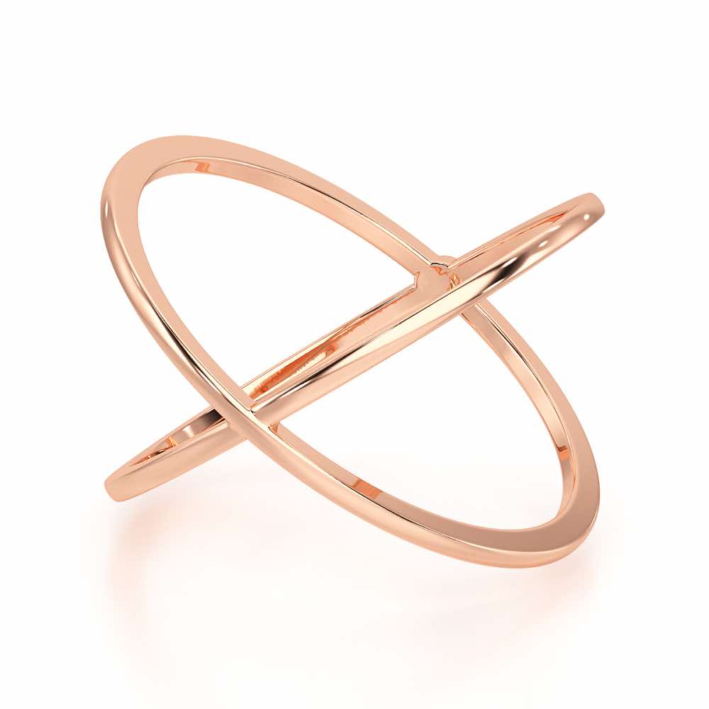 Lush Loops Women Ring - Rose Gold - Image 3