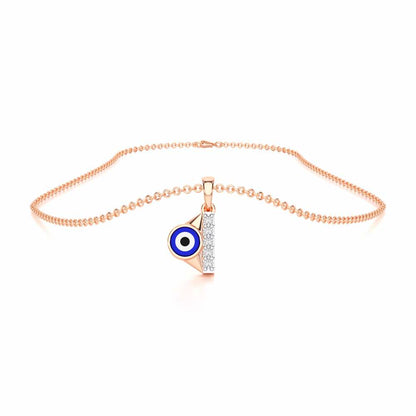 Aura of Protection Silver Pendant - Rose Gold - Image 3