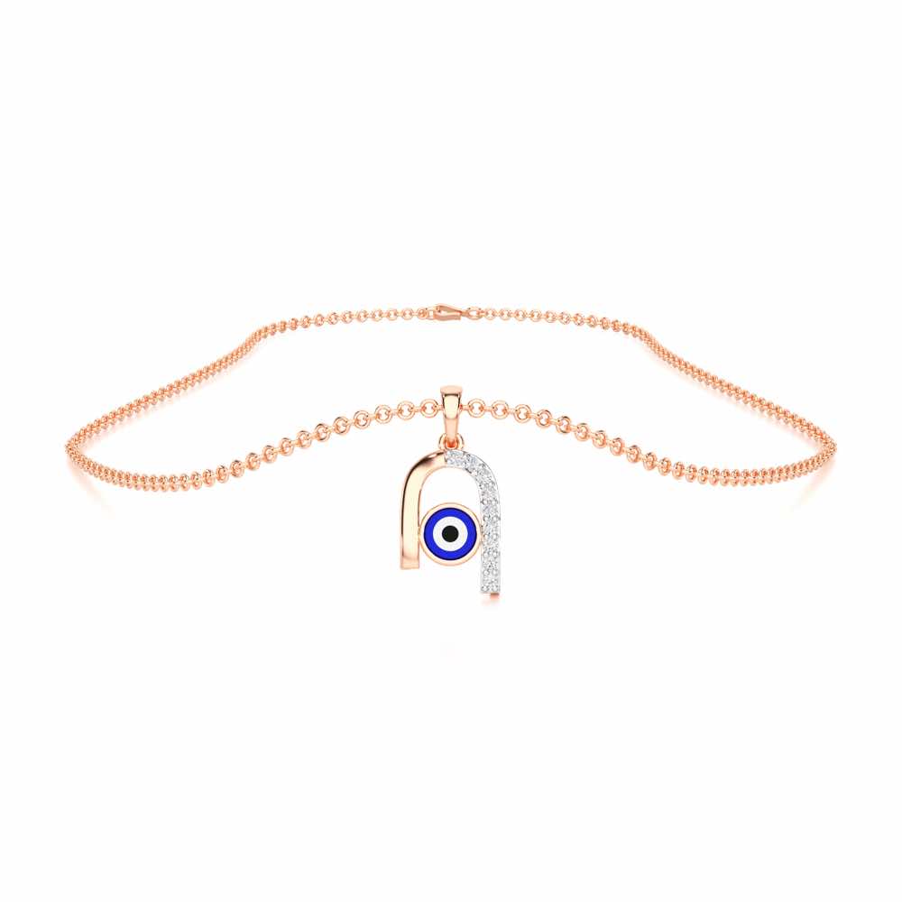Vision of Peace Silver Pendant - Rose Gold - Image 3