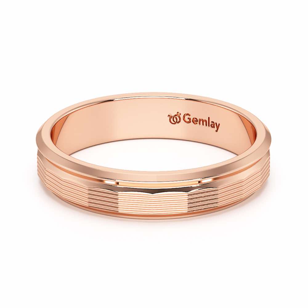 Elowen Silver Ring - Rose Gold - Image 3