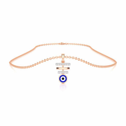 Guardian Watch Silver Pendant - Rose Gold - Image 3