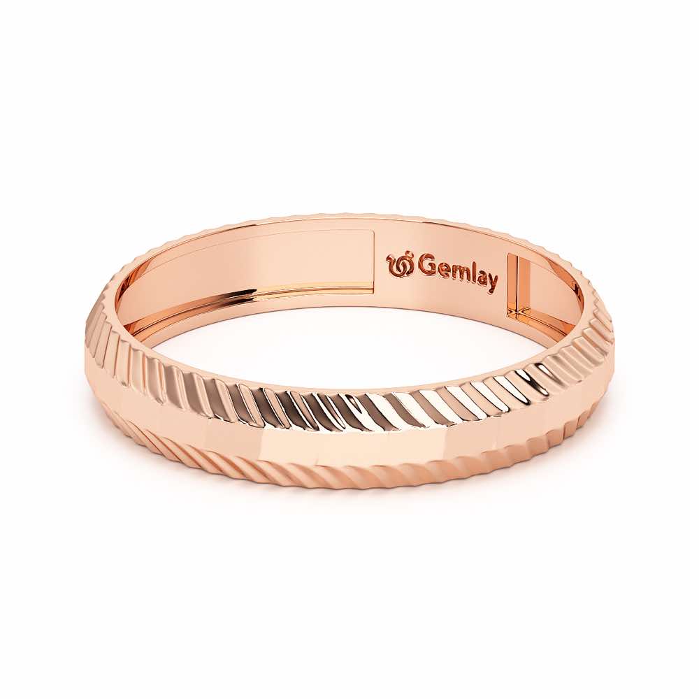 Nia Silver Ring - Rose Gold - Image 3