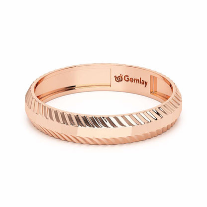 Nia Silver Ring - Rose Gold - Image 3