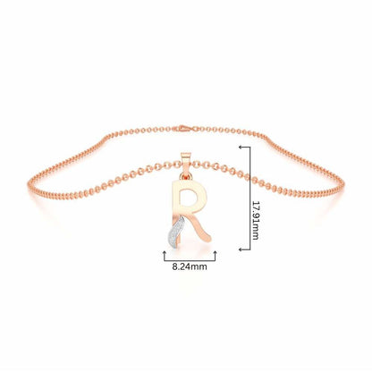 R-Spark Silver Pendant - Rose Gold - Image 4