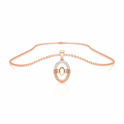 Trinetradhari Silver Pendant - Rose Gold - Image 3