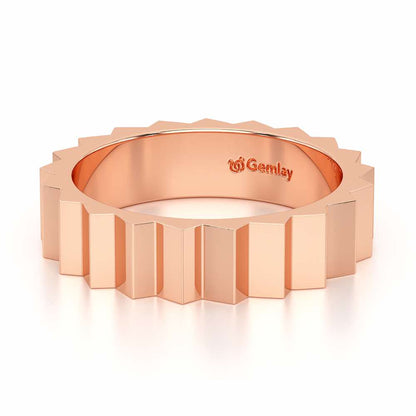 Selena Silver Ring - Rose Gold - Image 3