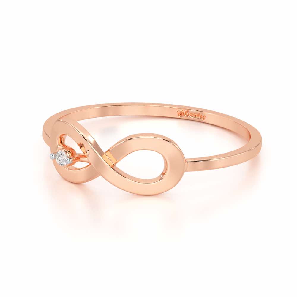 Tentacle Silver Ring - Rose Gold - Image 3